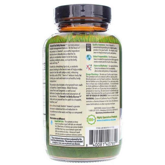 Stored-Fat Belly Burner, IRN